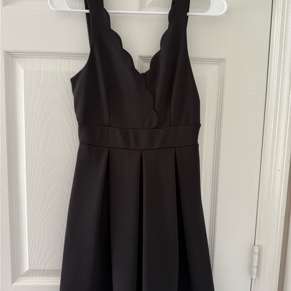 Express Elegant Black Dress with pockets